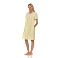 thumbnail image 2 of Lati Fashion Women Short Sleeve Nightgown Snaps Front, Regular and Plus Size, 2 of 4