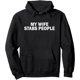 thumbnail image 1 of My Wife Stabs People Sudadera con capucha, 1 of 2