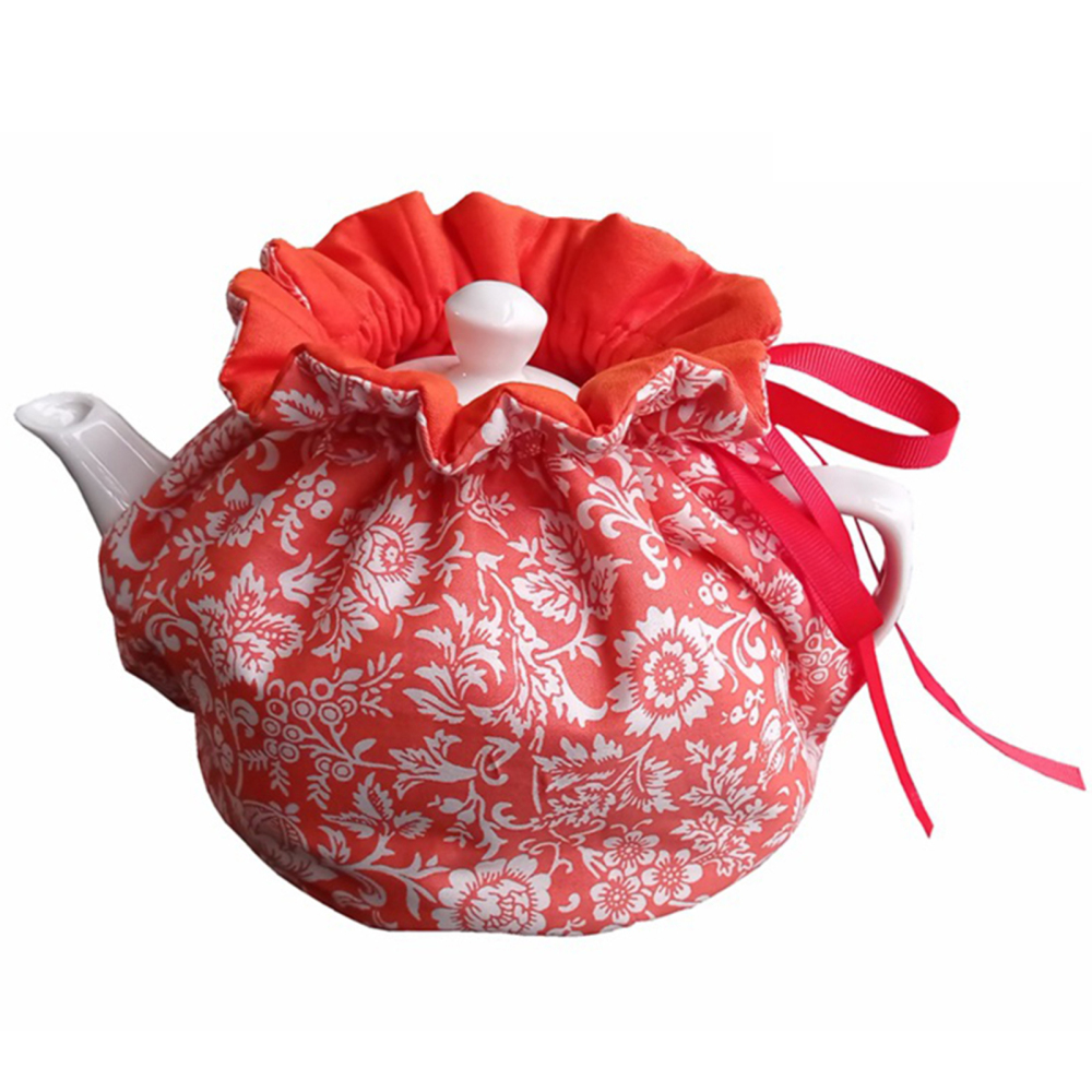 HXAZGSJA Vintage Floral Teapots Dust Cover Tea Cosy Kettle Cover