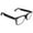 Black1, variant on Yiaieng Smart Glasses Ai Voice Assistant Camera Glasses Bt Audio Glasses (Plain Glasses)