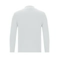 thumbnail image 3 of YLSDY Men's Knit Sweater Long Sleeve Half Zip Pullover Ribbed Sweater Tops White XXL, 3 of 4