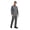 Grey, variant on Men Adults Labor One Piece Cargo Working Clothing Long Sleeve Turn Down Collar Solid Color Coverall Workshop Working Jumpsuits Khaki 3XL