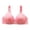 Hot Pink, variant on 2 Packs Women's Bra Push Up Brassiere Wireless Pack Underwear