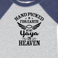 thumbnail image 4 of Inktastic Handpicked for Earth by My Yaya in Heaven with Angel Wings Boys or Girls Baby Bodysuit, 4 of 5