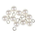 thumbnail image 4 of 10pcs Pearl Beads Charms Pendant for Earrings Jewelry Making Findings 8mm, 4 of 8