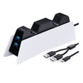 thumbnail image 2 of Controlador de juegos Cargador Dual Docks Gamepad Estación de soporte de carga Juego de agarre Reemplazo de la base de la manija para PS5 Inevent EL004596-00B, 2 of 7