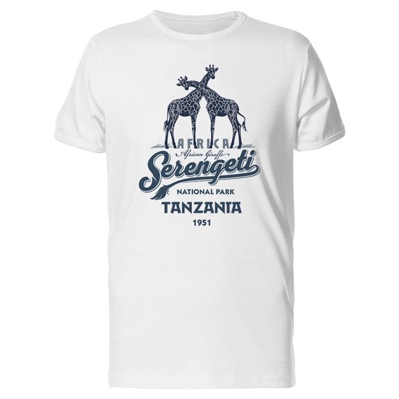 Africa Serengeti Giraffe Tee Men's -Image by Shutterstock
