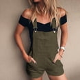 thumbnail image 2 of Woman Pants 2025 Women Loose Denim Bib Hole Pants Overalls Jeans Demin Shorts Jumpsuit Jeans for Women, 2 of 9