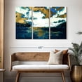 thumbnail image 3 of Elephant Stock Birds And Sea Wall Art - Horizontal Multi Panel Canvas - Living Room Wall Decor - Abstract Multi Panel - White And Blue Decor - 50" x 32", 3 of 8