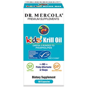Dr. Mercola - Kid's Krill Oil 60 caps 100007 Exp.2.19+