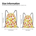 thumbnail image 2 of Fotbe Lemon Orange Bolsa Mochila con Cordón Estampada, Bolsa de Gimnasio Deportiva, Bolsa Cinch, Bolsa con Cordón para Hombres y Mujeres-Medium, 2 of 6