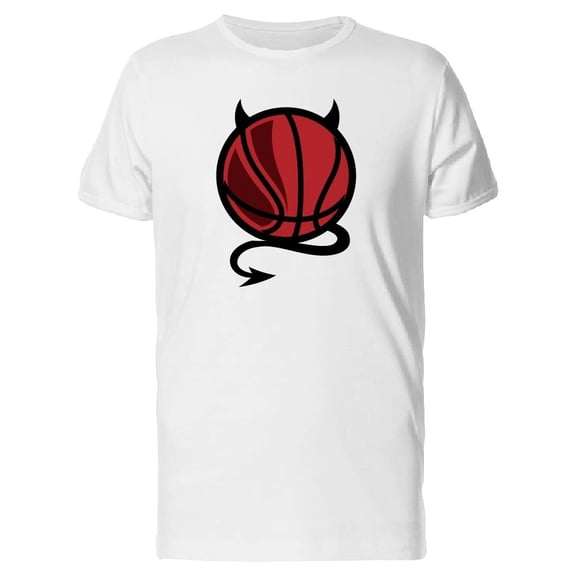 Basket Ball Devil Horns Tee Men's -Image by Shutterstock