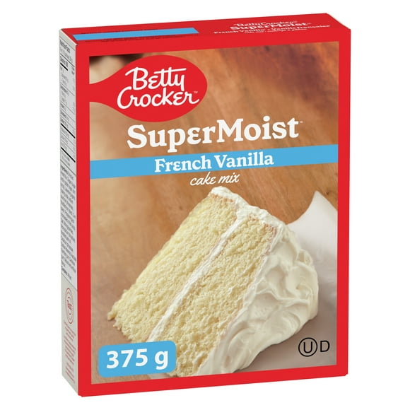 Betty Crocker Super Moist Mélange à gâteau Vanille française 375 g