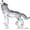 Gray, variant on Wolf Statue Decor Gifts for Birthday, Glass Animals Wolf Collection Figurine for Home Decoration