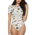 thumbnail image 2 of Picia Outdoor Living Womens One Piece Swimsuits Modest Tummy Control Bathing Suits Lace Up Slimming Swim Suit-Small, 2 of 9