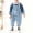 Blue2397, variant on MEZZALL Soft Denim Boys Romper Jumpsuit Overall Sleeveless Toddler With Easy Snap Closure Comfortable Casual Playwear Leisure O-Neck Spring Child One-Pieces