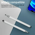 thumbnail image 4 of Stylet 2-en-1 pour Android Ios Multi-Fonction Double Tête Écran Tactile pour Tablette Téléphone Ipad Dessin Capacitif Blanc, 4 of 6
