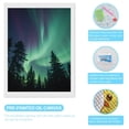 thumbnail image 3 of Diamond Art Kit for Adults, Northern Lights Over Pine Trees Diamond Painting for Adults Beginners, 5D DIY Diamond Art Painting Kits, Colorful Diamond Painting Craft for Home Decor 12x16, 3 of 7