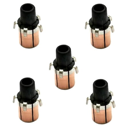 

7.6 x 3.175 x10.6(17) mm 5P Teeth Copper Hook Type Electrical Motor Commutator
