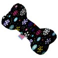 thumbnail image 1 of Smiley Snowflakes 8 Inch Bone Dog Toy, 1 of 1