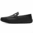 thumbnail image 3 of Men's Casual Loafers Slip On Leather Shoes Comfortable Lightweight Driving Shoes Male Moccasins Classic Penny Loafer Flats Boat Shoes Outdoor Walking Shoes, 3 of 14