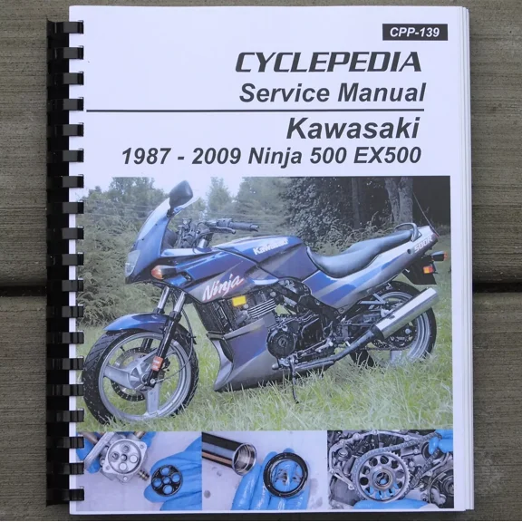 1987-2009 Kawasaki Ninja EX500 EX 500 SERVICE & REPAIR MANUAL