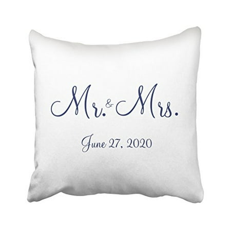 WinHome Square Throw Pillow Covers Retro Mr And Mrs White Nautical Mesmerizing 27 Inch Pillow Covers WinHome Square Throw Pillow Covers Retro Mr And Mrs White Nautical Mesmerizing 27 Inch Pillow Covers