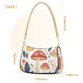 thumbnail image 3 of FORMRS Womens Shoulder Bag with Chain Strap Clutch Purse Cute Tote Handbag, White Mushroom, 3 of 7