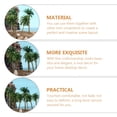 thumbnail image 3 of Miangastore 25Pcs Simulation Coconut-tree Shaped Adornments Small Tree Models Sand Table Accessories, 3 of 8