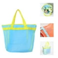 thumbnail image 2 of Mesh Beach Bag Travel Toiletry Bag Beach Toy Bag Large Capacity Sand Toy Bag, 2 of 13