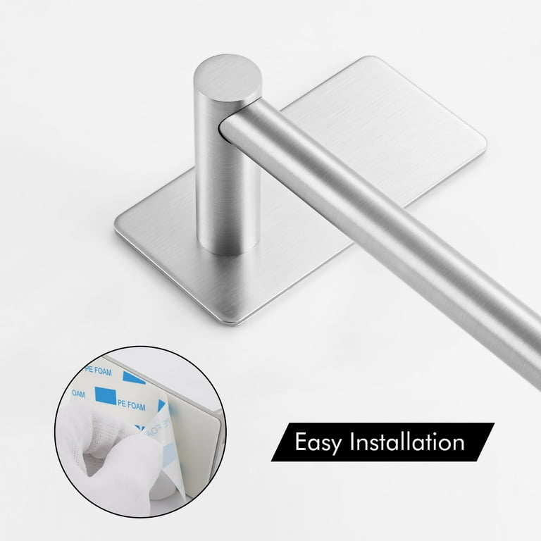 Brushed Nickel Stainless Steel Self Adhesive Swivel Towel Bar Over Toilet  2022 Hot Seller For Bathroom From Papazeng, $30.15