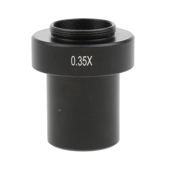 Adaptador de Lente de Montura C 0.35X Adaptador Ocular Digital de Baja para Microscopio de 30 Mm .5 Mm (paquete de 1)