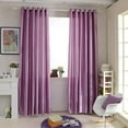 thumbnail image 4 of AUQ Blackout Curtains,Fade-Proof Dye Stable Coloration Curtains for Living Room,Heat-Reflective Cooling Performance Room Darkening Curtains,Red1,100*130, 4 of 4