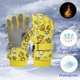 thumbnail image 4 of DHFJKG Kids Children Ski Gloves Winter Waterproof Insulated Warm Snow Gloves For Snowboarding Sledding Thermal Childlike Mitten, 4 of 5