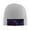 Gray, variant on Black Purple Abstract Winter Beanie Hats for Men Women Warm Cozy Knitted Cuffed Skull Cap Deep Heather