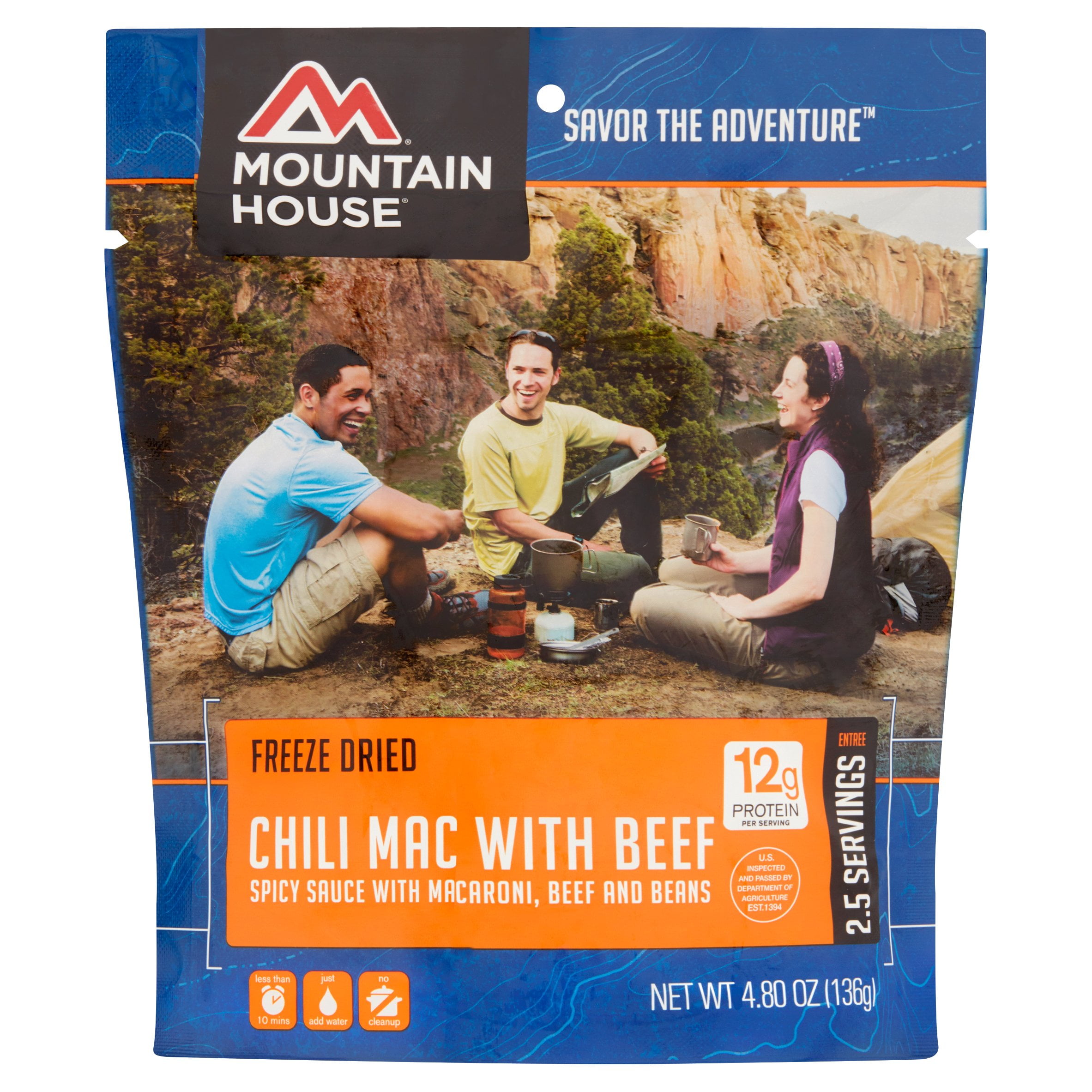 Mountain House Freeze Dried Chili Mac with Beef by Mountain House is a division of Oregon Freeze Dry, Inc.