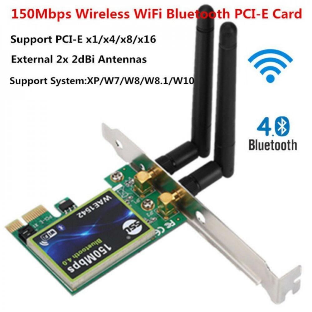 Sonbest Bluetooth WiFi PCIE Network Card 2.4G Wireless 150Mbps PCIE