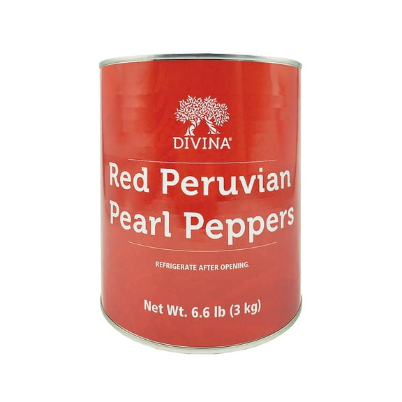 Divina Peruvian Red Pearl Peppers, 6.6 LB , 1 Pack
