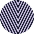 thumbnail image 1 of Ahgly Company Tapis Rond Lavable en Machine Intérieur Transitionnel Bleu Nuit, 7 Pieds Rond, 1 of 7