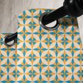 thumbnail image 3 of Ambesonne Vintage Grommet Curtain, Abstract Origami, 50" x 108", Orange Teal Cream, 3 of 6