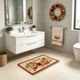 thumbnail image 4 of Antqov Fall Bathroom Rugs 16x24" Non Slip Absorbent Autumun Bath Mat Soft Quickly Dry Microfiber Bath Rug for Home Bathroom Decor, 4 of 6