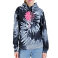 thumbnail image 2 of Wild Bobby, Faith Pink Ribbon Sunflower, Breast Cancer Awareness, Unisex Graphic Hoodie Sweatshirt, Spiral Black, XX-Large, 2 of 5