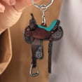 thumbnail image 4 of jiaroswwei Key Chain Multifunctional Decorative Personalized Fashion Western Cowboy Saddle Acrylic Pendant for Horses Lover, 4 of 8