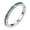 Green Enamel, variant on Women's Stainless Steel Love Ring 2MM Thin Stacking Rings Half Enamel Half Cubic Zirconia Wedding Band White Enamel Size 8