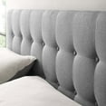 thumbnail image 3 of Modway Emily Tufted Button Headboard, King, Gray, 3 of 7