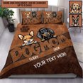 thumbnail image 2 of Set de Ropa de Cama Personalizada Mamá Perro, Regalo Personalizado para Amantes de los Perros, Papá Perro,, 2 of 2