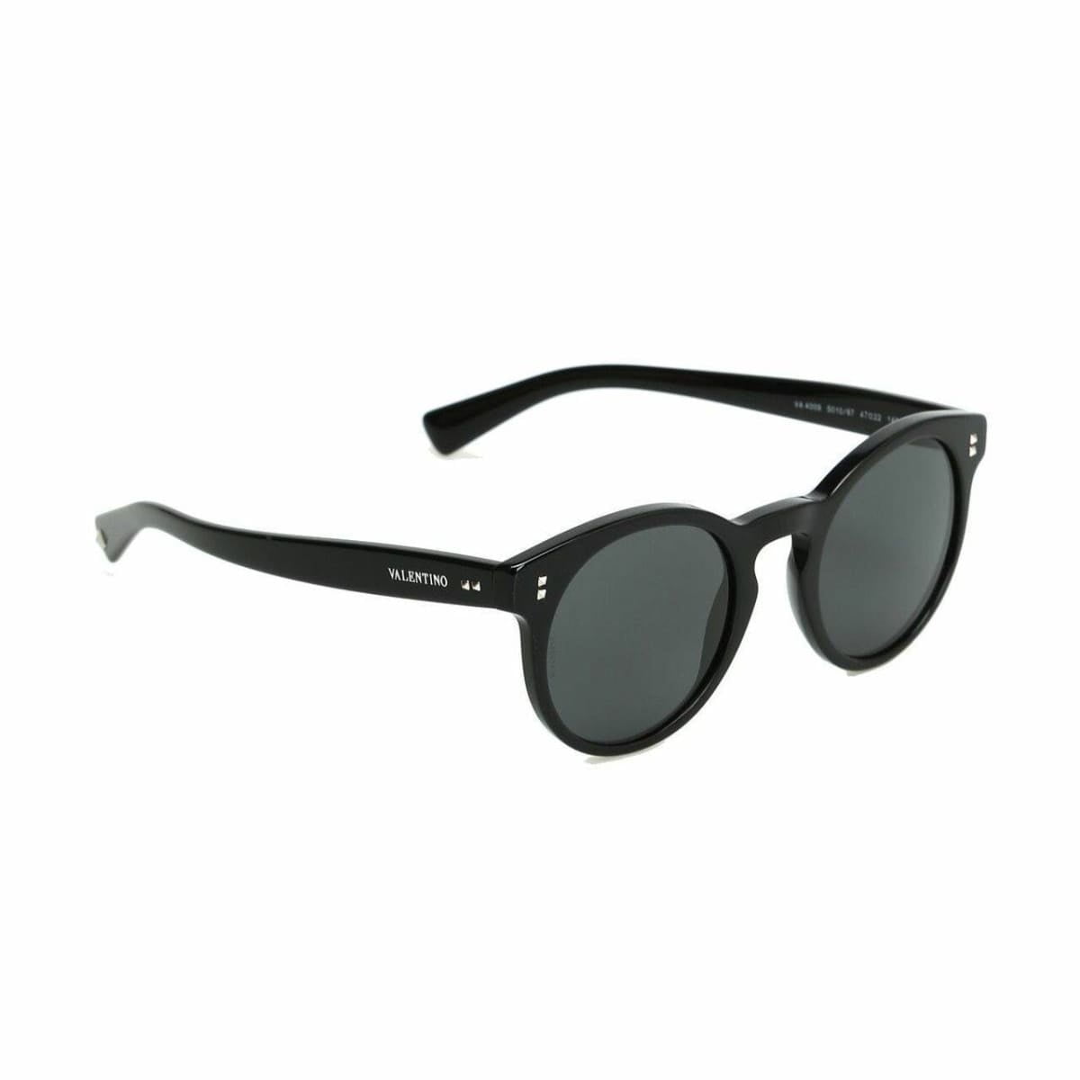 Nedsænkning Inspektion bidragyder Valentino VA4009-5010/87 Black Round Grey Lens Women's Sunglasses -  Walmart.com