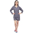 thumbnail image 1 of Bimba Chemise de Nuit à Carreaux pour Femmes avec Shorts Élastiques Ensemble de Nuit 2 Pcs - 8, 1 of 6