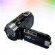 thumbnail image 2 of EeaseMX Cámara digital profesional portátil con luz LED de 1080P y grabación de vídeo de alta definición (negra), 2 of 7