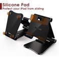 thumbnail image 4 of Suchek Black Tablet Stand, Adjustable Metal Holder Stand for Desk, Multi-Angle, Foldable, Sturdy, Compatible with iPad, 4 of 5